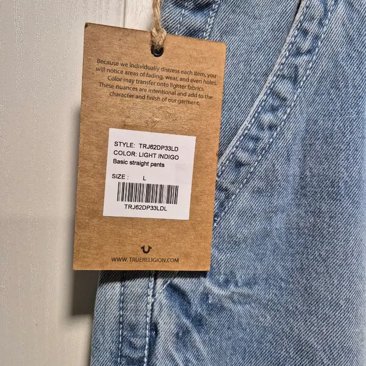 [BUNJANG] True Religion Washed Light Wash Denim Pants / (타임세일)(새상품)트루릴리젼 워싱 연청 데님 팬츠