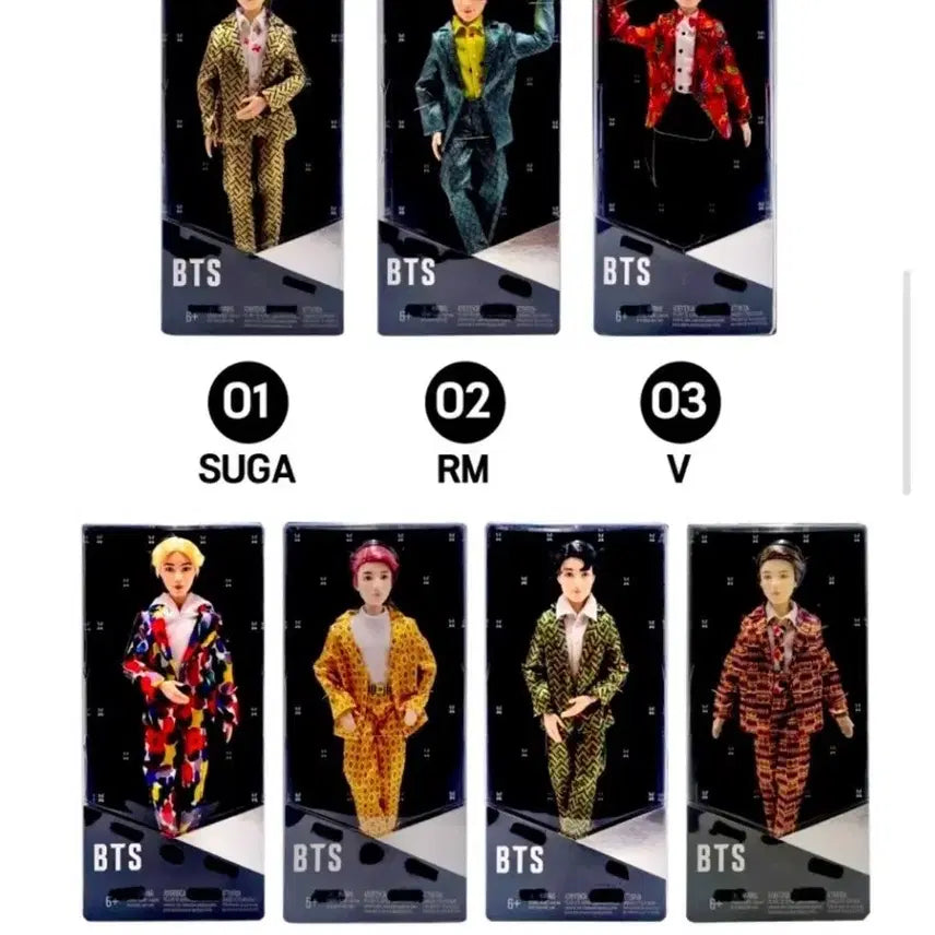 [BUNJANG] BTS Mattel Fashion Doll Figure (Sealed) / BTS 패션돌 마텔 피규어 인형 미개봉