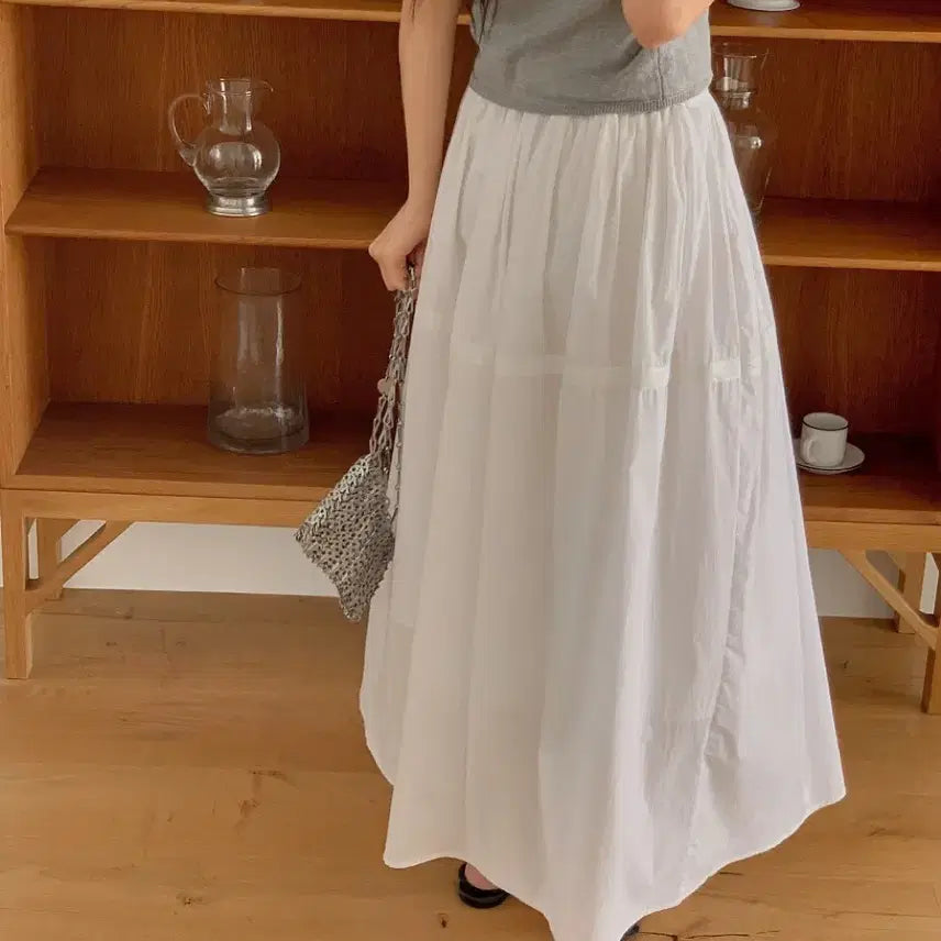 [BUNJANG] Miel Newing Long Skirt / (새상품)미엘 뉴잉 롱스커트