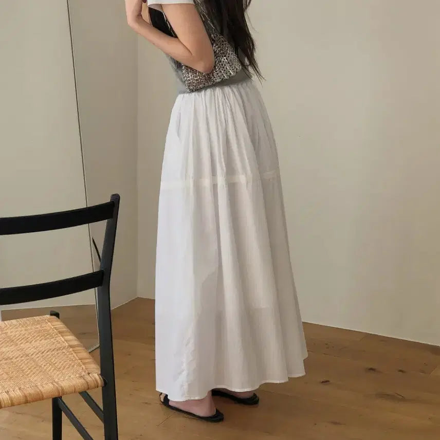 [BUNJANG] Miel Newing Long Skirt / (새상품)미엘 뉴잉 롱스커트