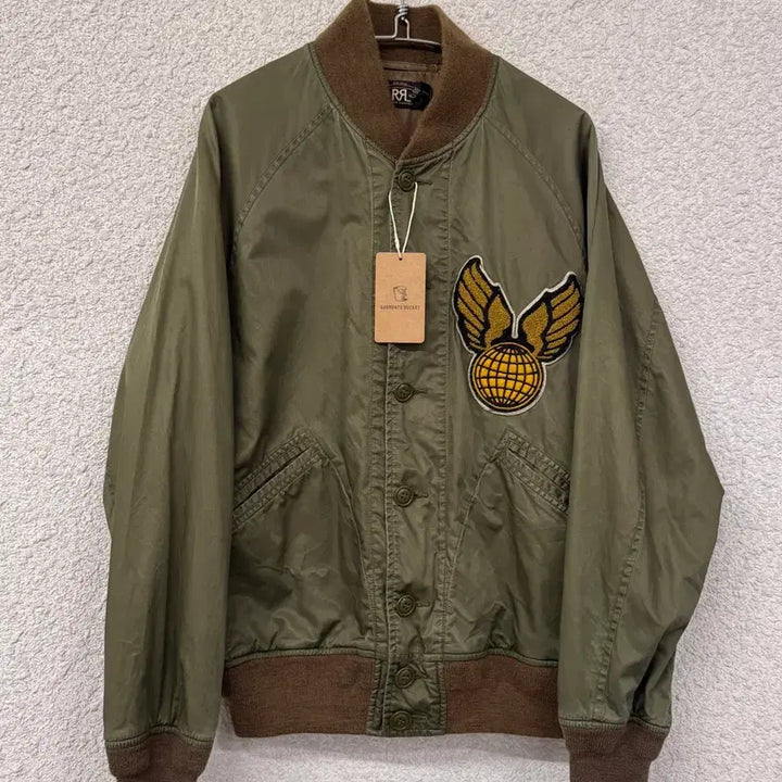 [BUNJANG] RRL Louis Tech Twill Bomber Jacket / RRL 루이스 테크 트윌 봄버 자켓