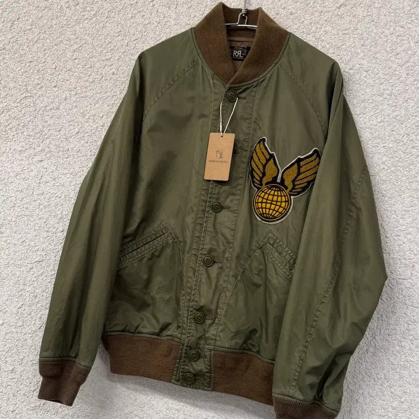 [BUNJANG] RRL Louis Tech Twill Bomber Jacket / RRL 루이스 테크 트윌 봄버 자켓