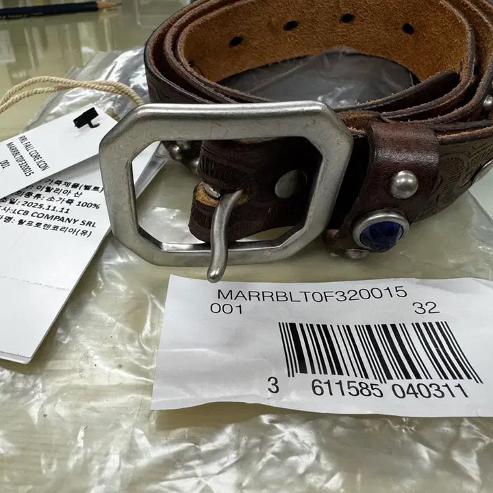 [SOLD OUT] rrl 더블알엘 라스코 스터드 벨트 32 사이즈 판매(택채 새상품)
