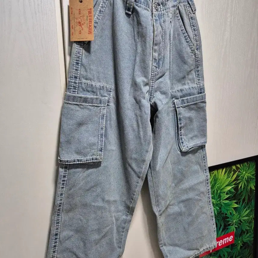 [BUNJANG] True Religion Cargo Denim Pants / (타임세일)(새상품)트루릴리젼 카고 데님 팬츠