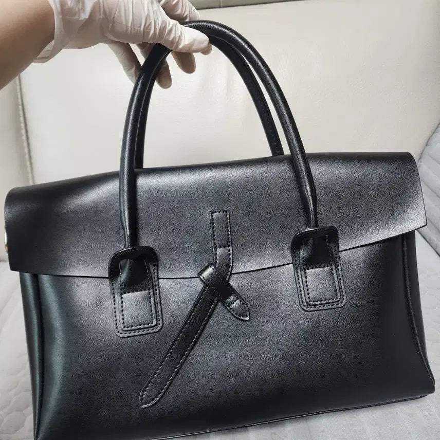 [SOLD OUT] 미착용) 정품 델라스텔라 소가죽100% 토트백 크로스백