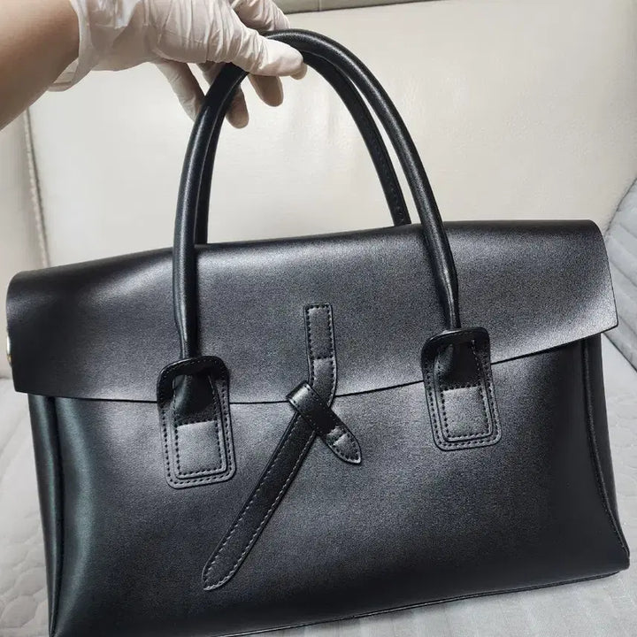 [SOLD OUT] 미착용) 정품 델라스텔라 소가죽100% 토트백 크로스백