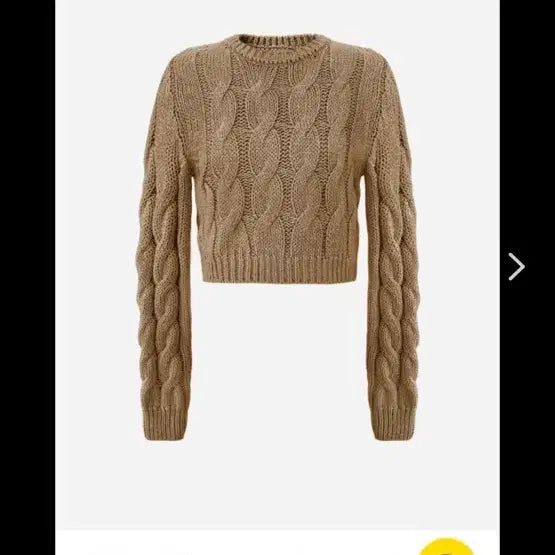 [SOLD OUT] 더로랑 이태리 케이블 니트 브라운