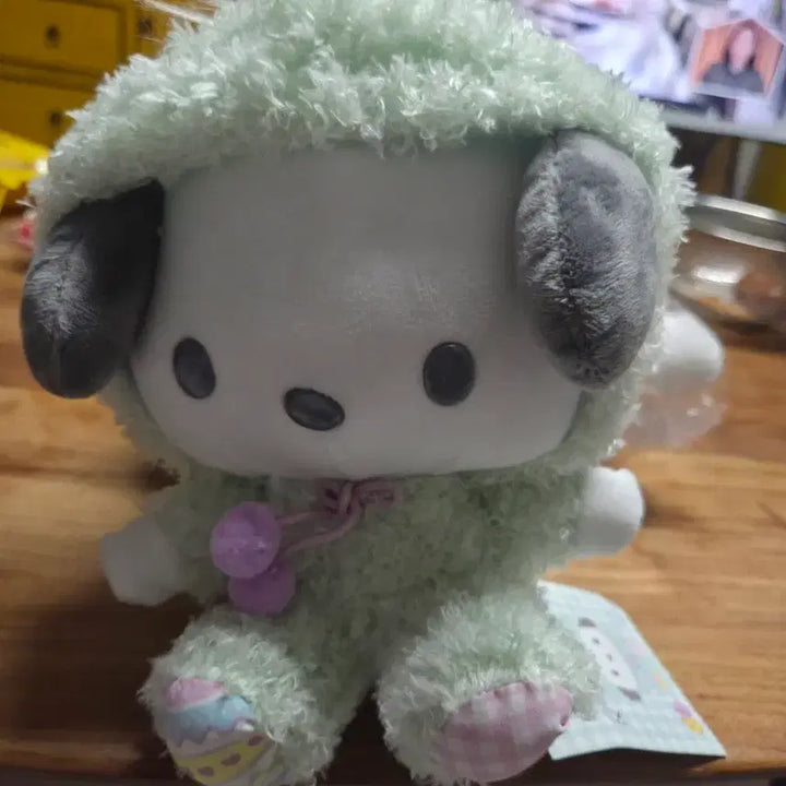 [BUNJANG] Sanrio Pompompurin Rabbit Doll / 산리오 캐릭터 폼폼푸린 토끼 인형