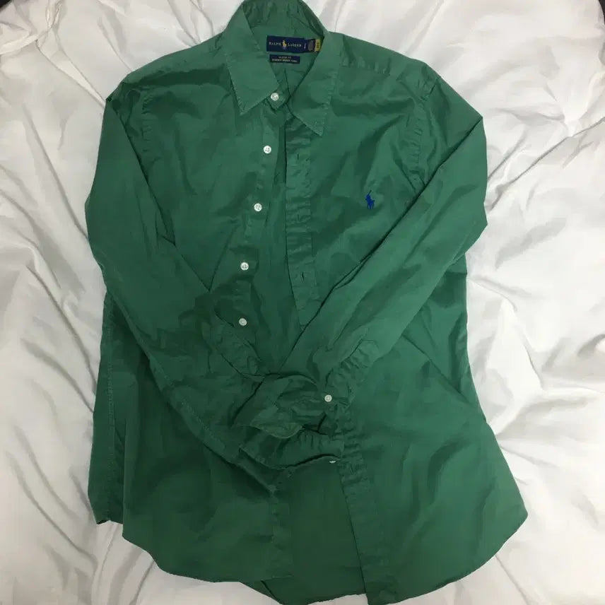 [BUNJANG] Polo Ralph Lauren Green Shirt Size S / 폴로 랄프로렌 그린 셔츠 정품 S