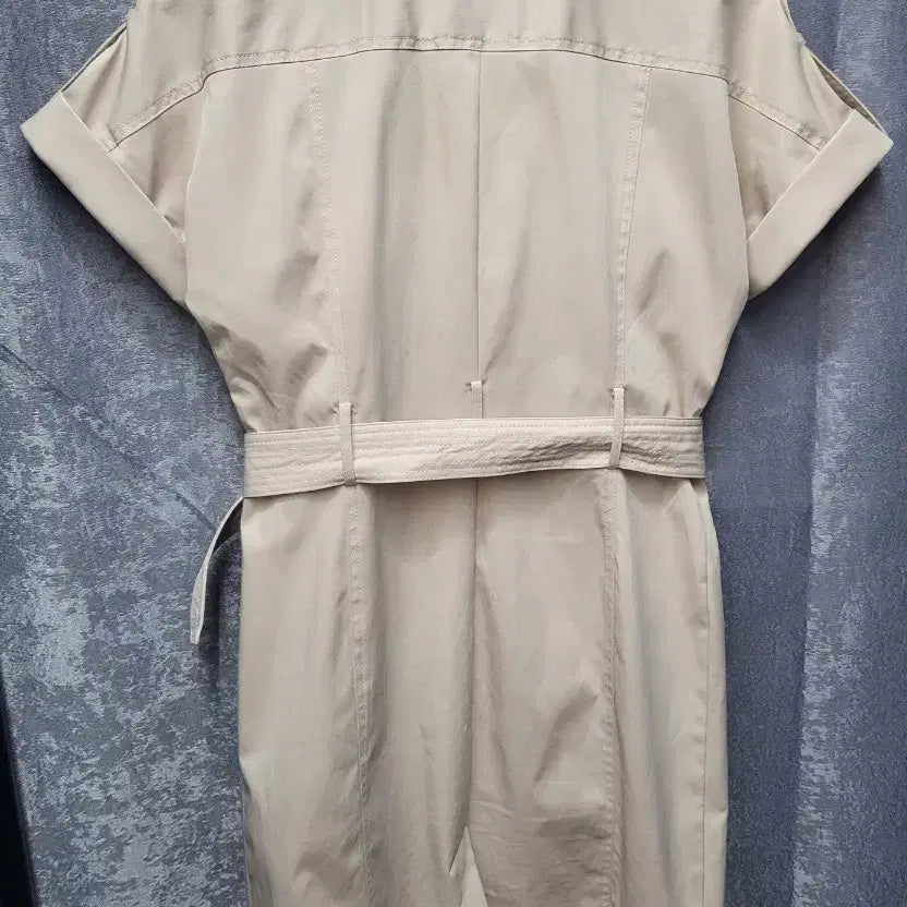 [BUNJANG] Karen Millen Beige Belted Dress UK14 / 카렌밀렌 정품 베이지 벨트 원피스 / UK14 (66~77)