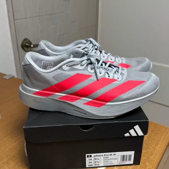 [BUNJANG] Adidas Adizero Adios SL Running Shoes Silver / 아디다스 러닝화 에보SL 280 신품급