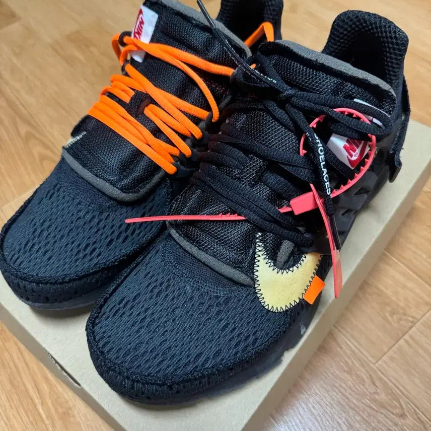 [BUNJANG] Nike Off-White Presto The Ten Black / 나이키 오프화이트 프레스토 더텐 블랙(280)