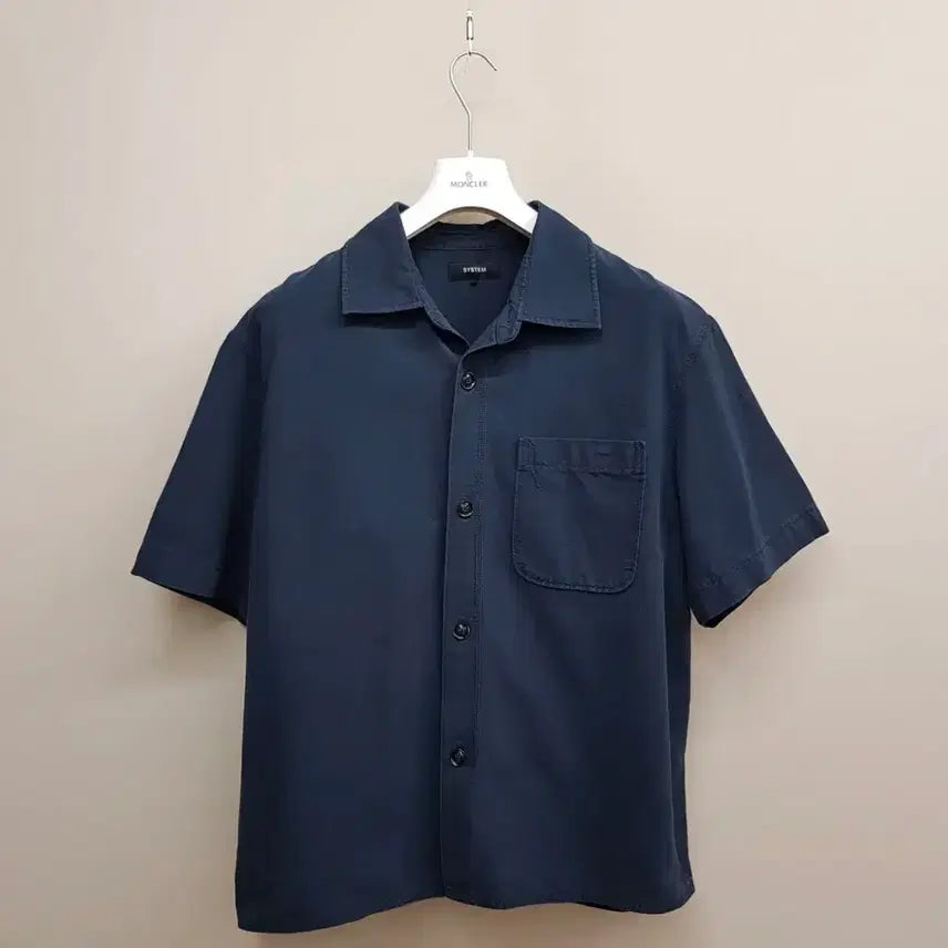 [SOLD OUT] 2024년 한섬 시스템 반팔 코튼 셔츠 남방 (표기105/가능110)