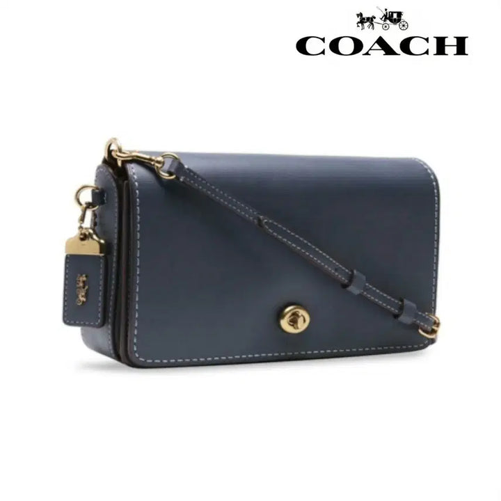 [BUNJANG] Coach Dinky Crossbody Bag Denim Blue / 택새것)코치 딘키 크로스 바디백