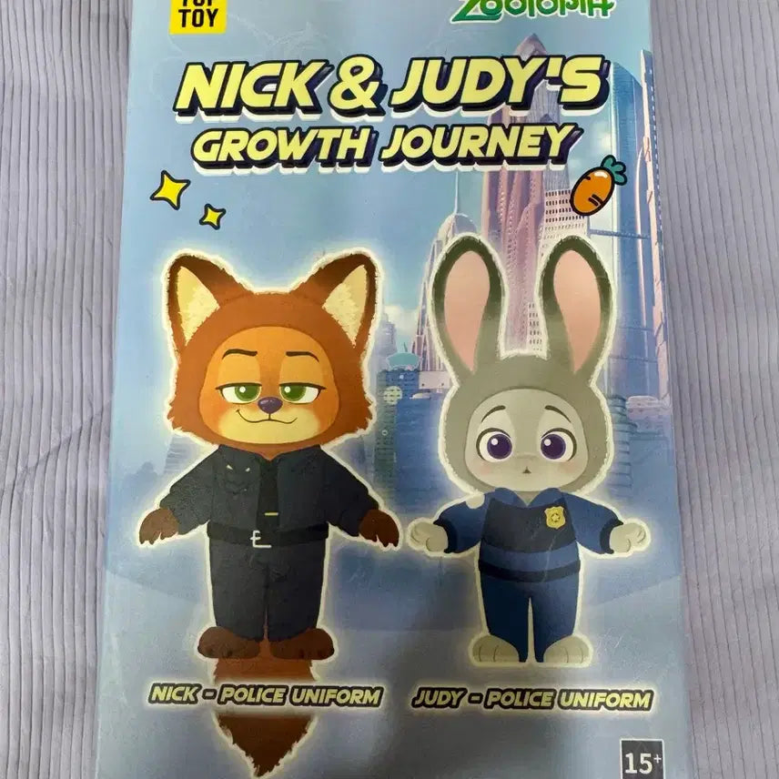 [BUNJANG] Top Toy Zootopia Nick &amp; Judy Keyring (Sealed) / (미개봉)탑토이주토피아닉&amp;주디키링