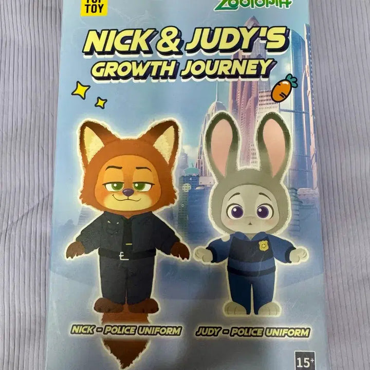 [BUNJANG] Top Toy Zootopia Nick &amp; Judy Keyring (Sealed) / (미개봉)탑토이주토피아닉&amp;주디키링