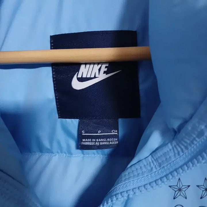 [BUNJANG] Nike Manchester City Padded Jacket - Sky Blue / 나이키 맨시티 패딩 하늘색