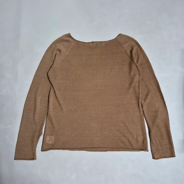 [SOLD OUT] 띠어리 카멜 린넨 니트