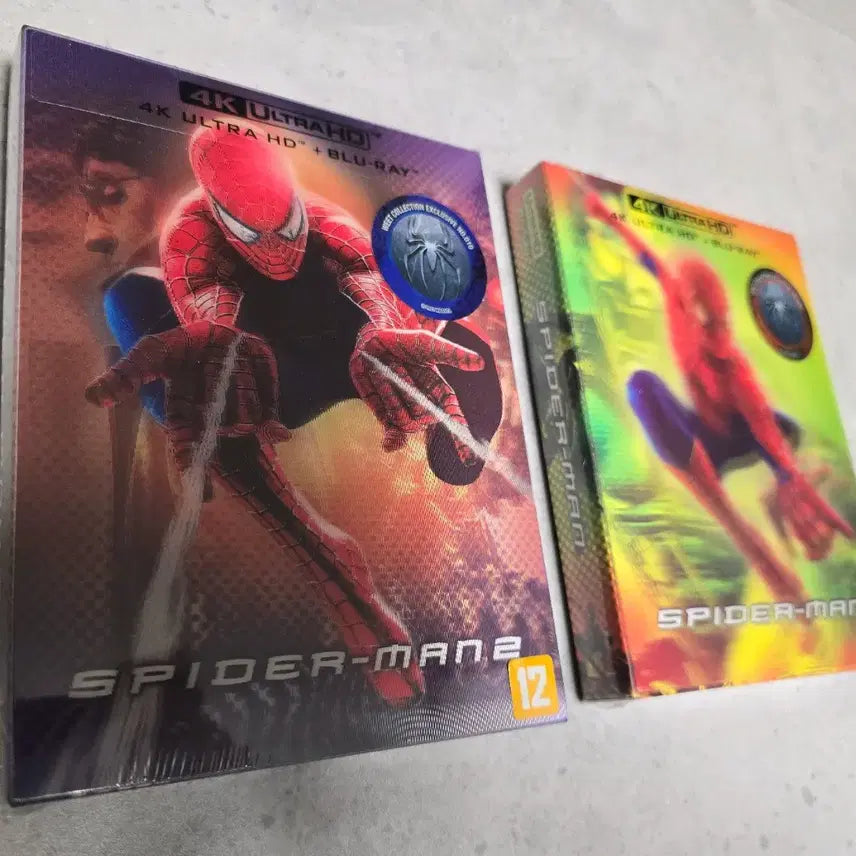 [BUNJANG] Spider-Man 1 &amp; 2 Sam Raimi Lenticular Steelbook Limited Edition Set / 샘 레이미 스파이더맨 1, 2 스틸북 렌티