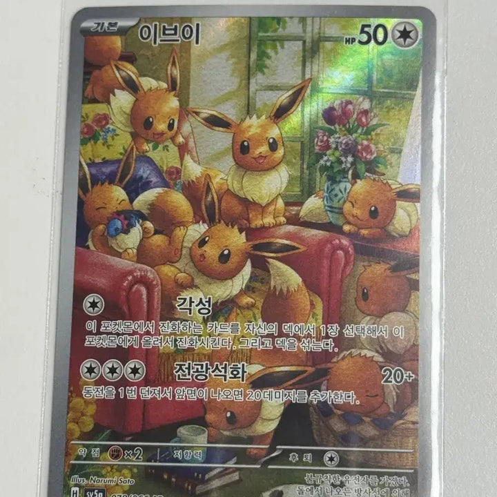 [BUNJANG] Eevee AR Card / 포켓몬 카드 이브이 AR