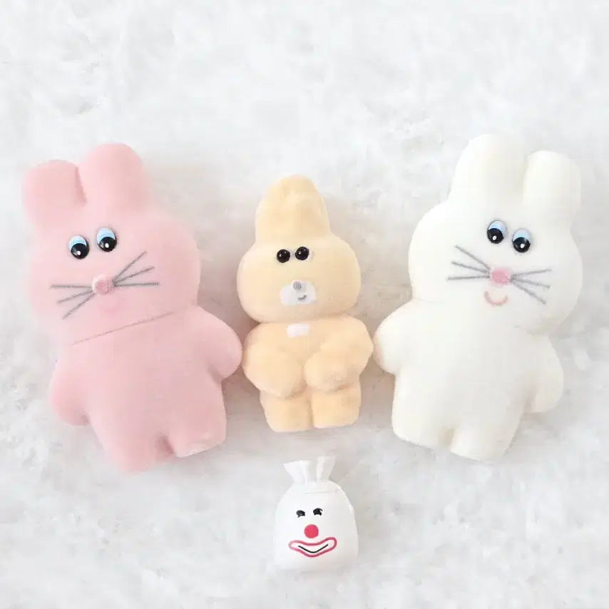 [BUNJANG] Ken Elephant Munyu Miniature Mascot Gacha Set of 3 Rabbits / 켄엘리펀트 무뉴 미니어처 마스코트 가챠 토끼 3종세트