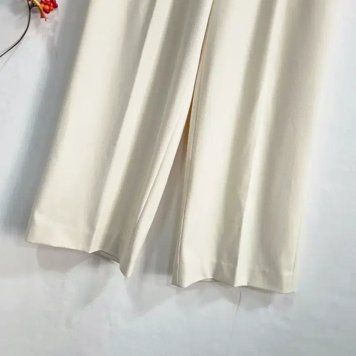 [BUNJANG] Aigner Ivory Wide Pants / 아이그너AIGNER 아이보리 와이드 팬츠 30