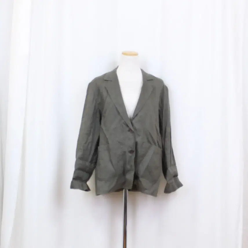 [BUNJANG] BEAKER Linen Jacket (Size 2) / [정품] 비이커(BEAKER) 여성 마 100% 린넨 자켓 2 상상샵