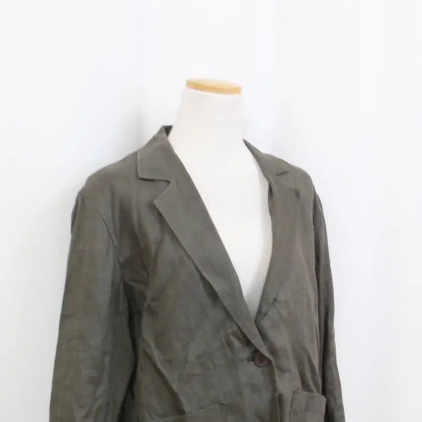 [BUNJANG] BEAKER Linen Jacket (Size 2) / [정품] 비이커(BEAKER) 여성 마 100% 린넨 자켓 2 상상샵