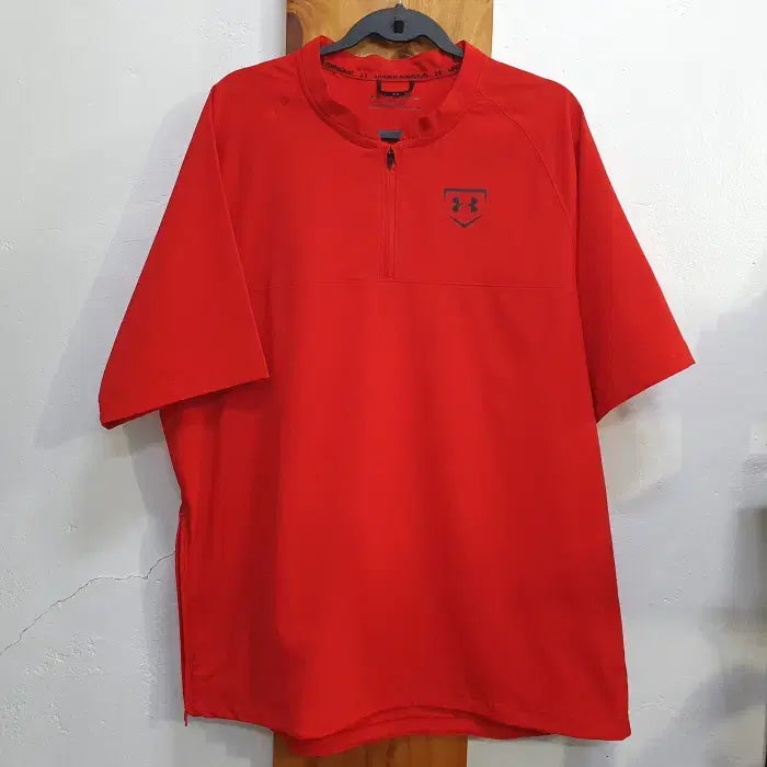 [SOLD OUT] 언더아머 반팔 집업티(110)