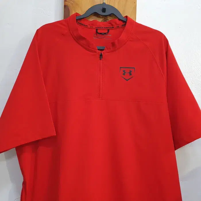 [SOLD OUT] 언더아머 반팔 집업티(110)