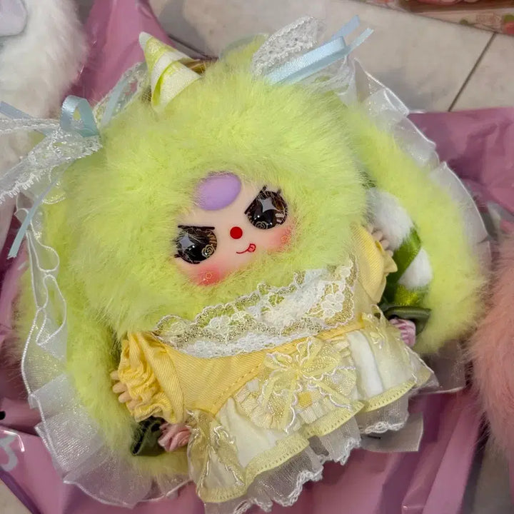 [BUNJANG] Baby Three Flower Messenger Keyring Doll / 베이비쓰리 플라워 메신저 키링 인형 단순개봉 팜
