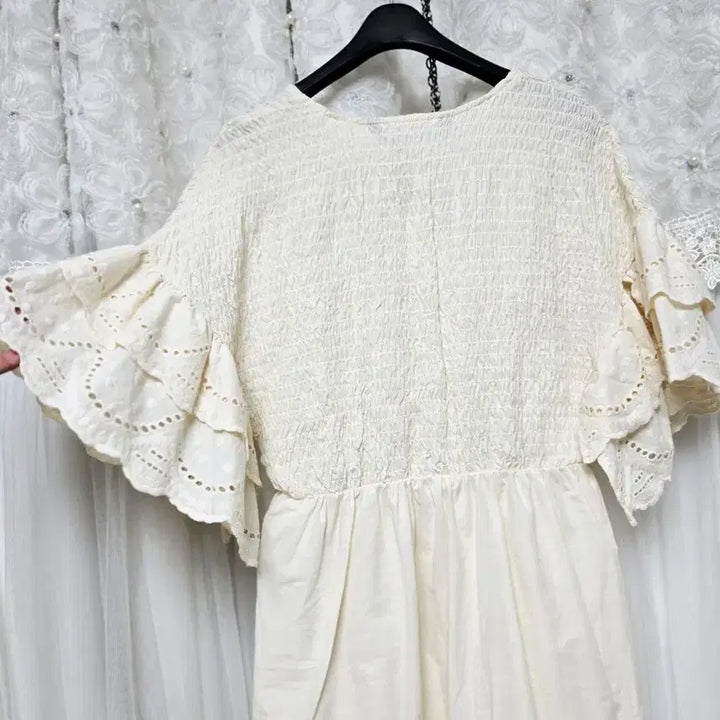 [BUNJANG] ZARA Lace Mini Dress (New) / 자라  펀칭 레이스 미니원피스(새상품)
