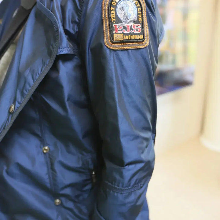 [BUNJANG] Parajumpers Navy Coat-Style Windbreaker Jacket (Unused Condition) / 파라점퍼스 네이비 코트형 자켓 미사용급
