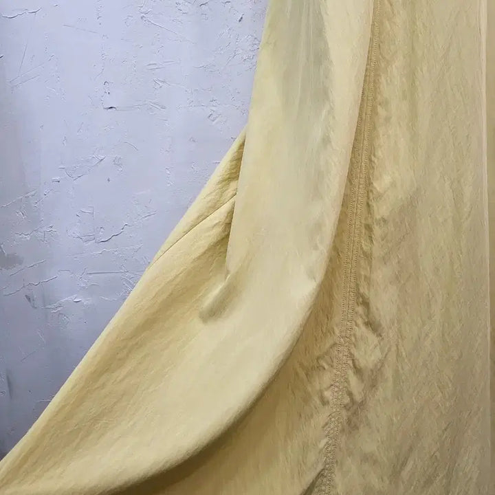 [BUNJANG] Sleeveless Anorak Long Dress Yellow S / 민소매 아노락롱 원피스 옐로우S