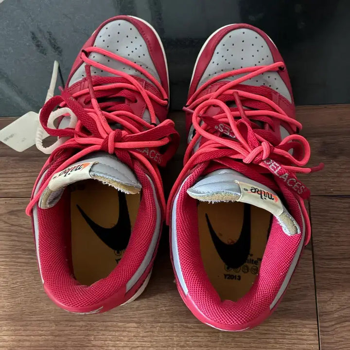 [BUNJANG] Nike x Off-White Dunk Low University Red / 나이키 x 오프화이트 덩크 로우 유니버시티 레드 260