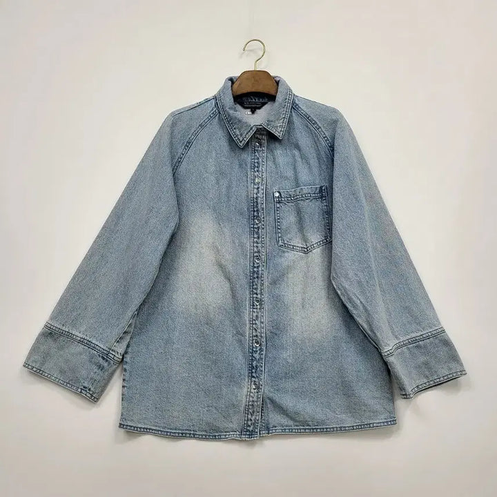 [BUNJANG] Armani Exchange Light Wash Denim Shirt Size S / 아르마니 익스체인지 데님 셔츠 남방/S/앨리스/1085