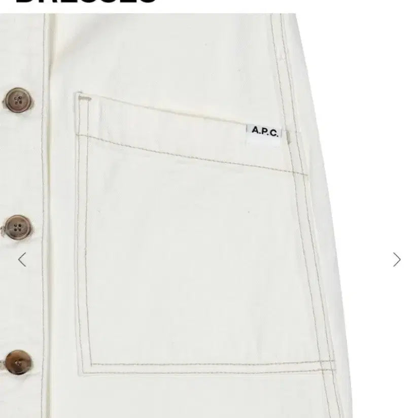 [BUNJANG] APC White Denim Dress / APC 아페쎄 원피스