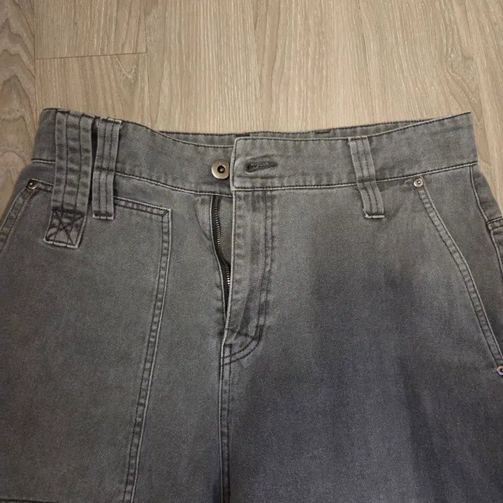 [BUNJANG] System Homme Bermuda Shorts / 시스템옴므 정품 와이드 버뮤다 그레이 반바지 32-34사이즈