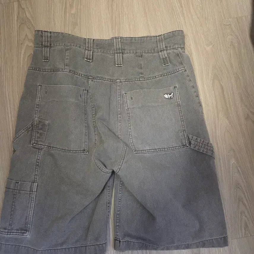[BUNJANG] System Homme Bermuda Shorts / 시스템옴므 정품 와이드 버뮤다 그레이 반바지 32-34사이즈