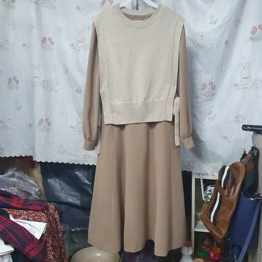 [BUNJANG] Olive Des Olive Long Layered Dress / 올리브데올리브   2023년~ 롱  원피스