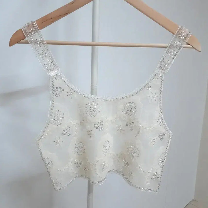 [SOLD OUT] 새상품 레이스 뷔스티에 블라우스