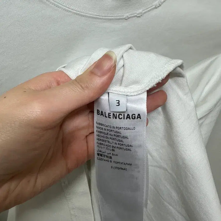 [BUNJANG] Balenciaga AGAICNELAB Washed T-Shirt / 발렌시아가 AGAICNELAB 반팔