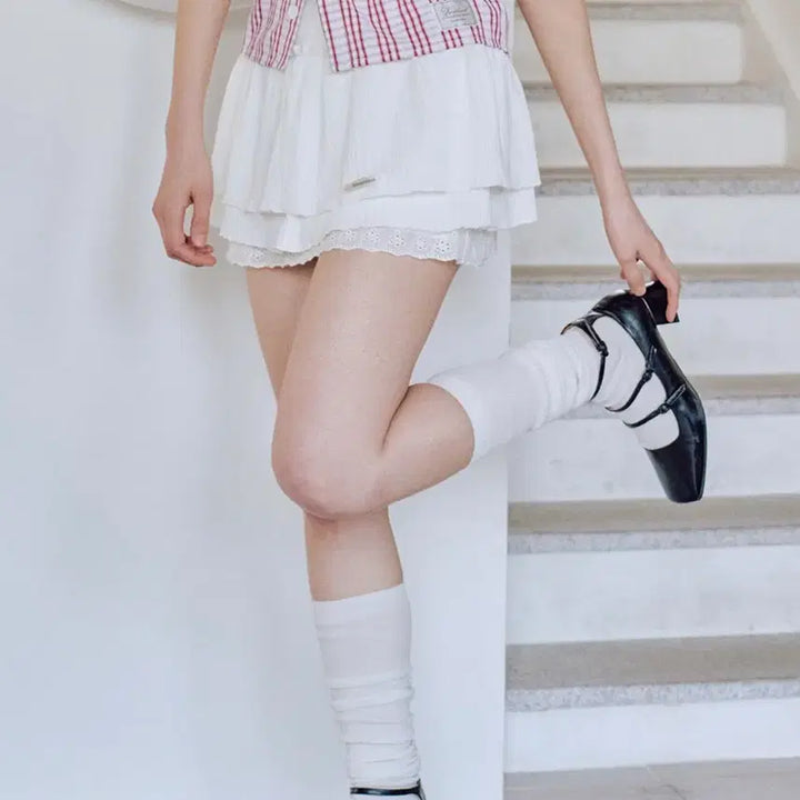 [SOLD OUT] 제로플래닛 레이 튜튜 스커트 팬츠 white