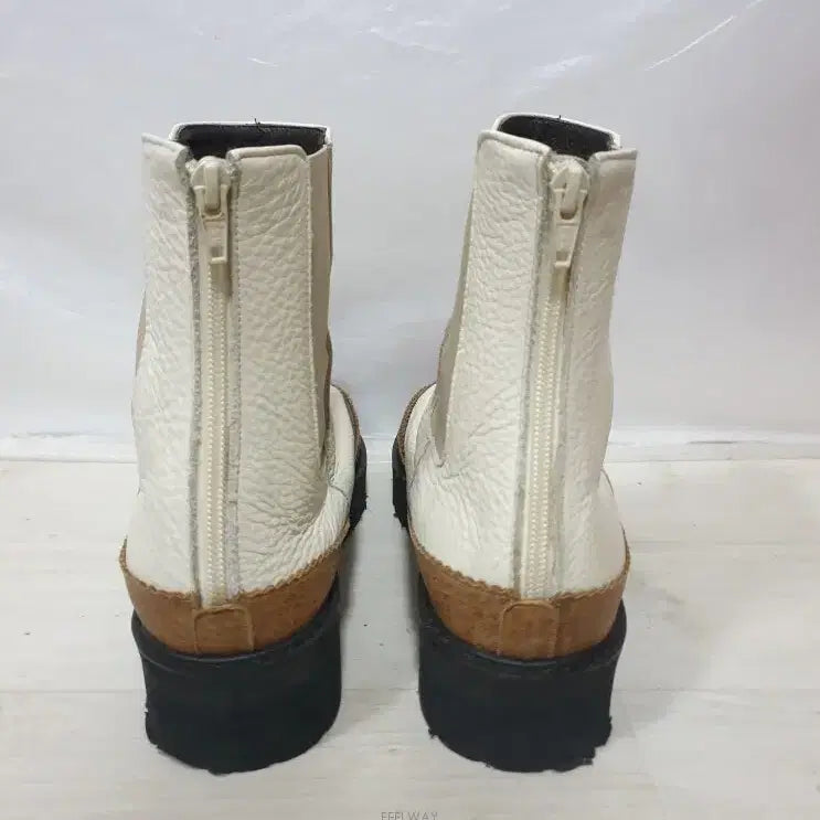 [BUNJANG] Acrobat 3-Color Wingtip Chelsea Boots / 아크로밧 (Acrobat 정품)디자이너 슈즈  3색배색 윙팁 첼시부츠