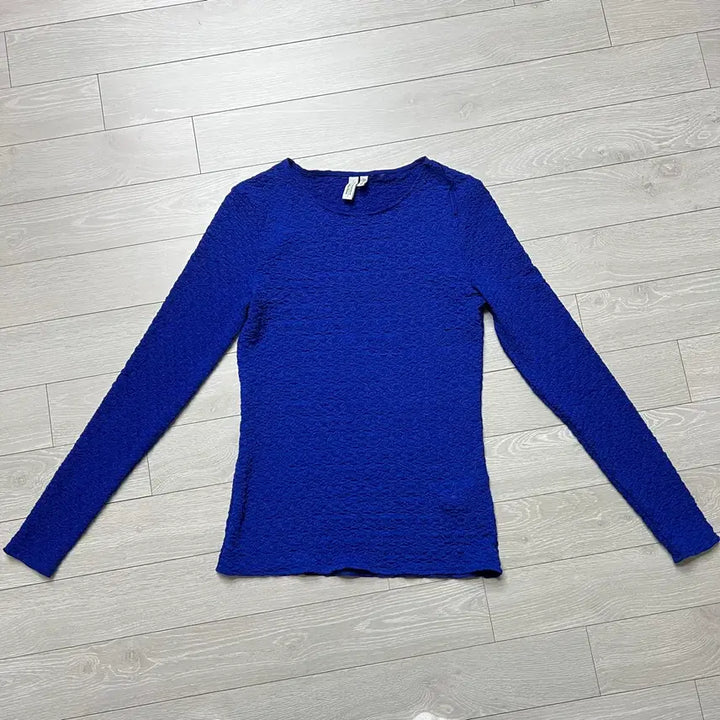 [BUNJANG] And Other Stories Blue Layered Long Sleeve T-Shirt / 무배 앤아더스토리즈 블루 레이어드 긴팔 티셔츠 s