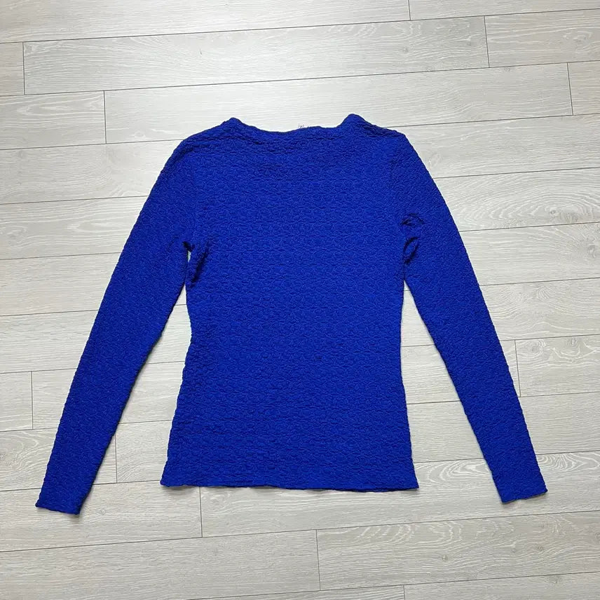 [BUNJANG] And Other Stories Blue Layered Long Sleeve T-Shirt / 무배 앤아더스토리즈 블루 레이어드 긴팔 티셔츠 s