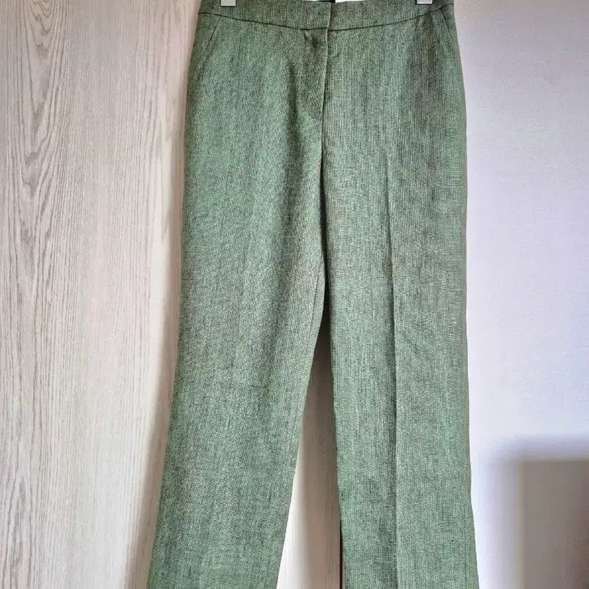 [BUNJANG] Time Mint Linen Slacks / 타임 민트색 마바지 슬랙스 61-90