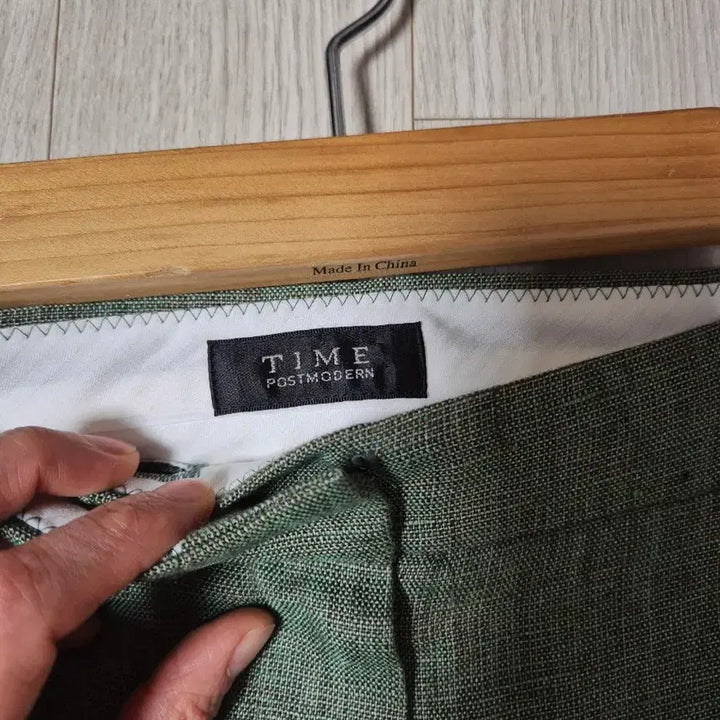 [BUNJANG] Time Mint Linen Slacks / 타임 민트색 마바지 슬랙스 61-90