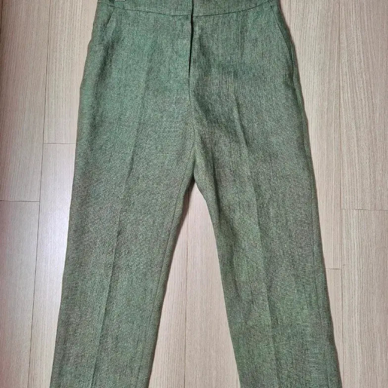 [BUNJANG] Time Mint Linen Slacks / 타임 민트색 마바지 슬랙스 61-90