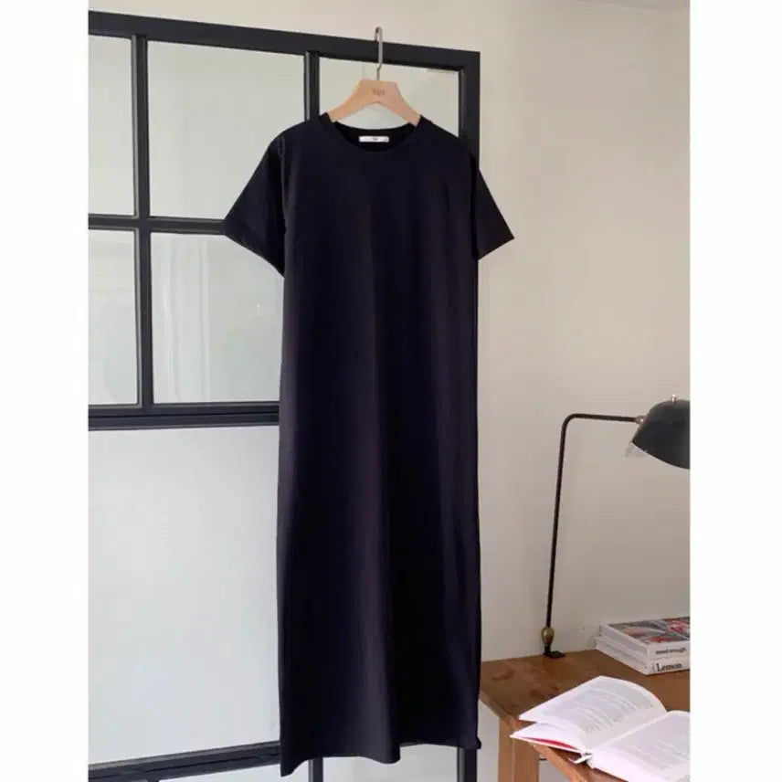 [SOLD OUT] (새상품) 10가트 블랙 반팔 롱 원피스 임부복 임부원피스